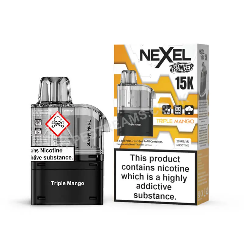 Nexel Thunder 15K Triple Mango Pods