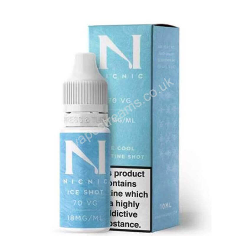 Nic Nic Ice Shot 70VG Nicotine Booster Shot