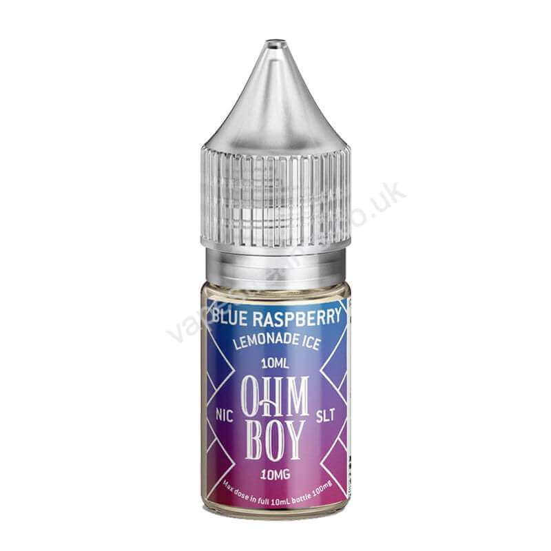 Ohm Boy SLT Blue Raspberry Lemonade Ice Nic Salt E-Liquid