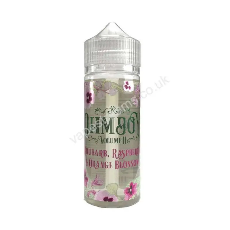 Ohm Boy Volume 2 Rhubarb Raspberry &amp; Orange Blossom 100ml E-Liquid Shortfill