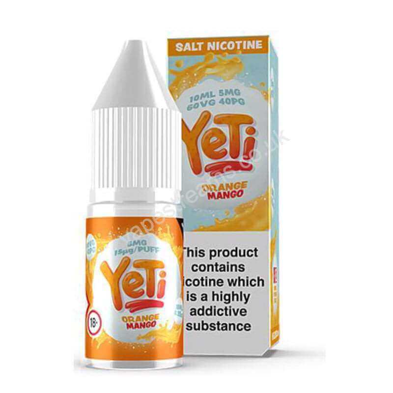 Orange Mango Nicotine Salt E-Liquid by YeTi Salts