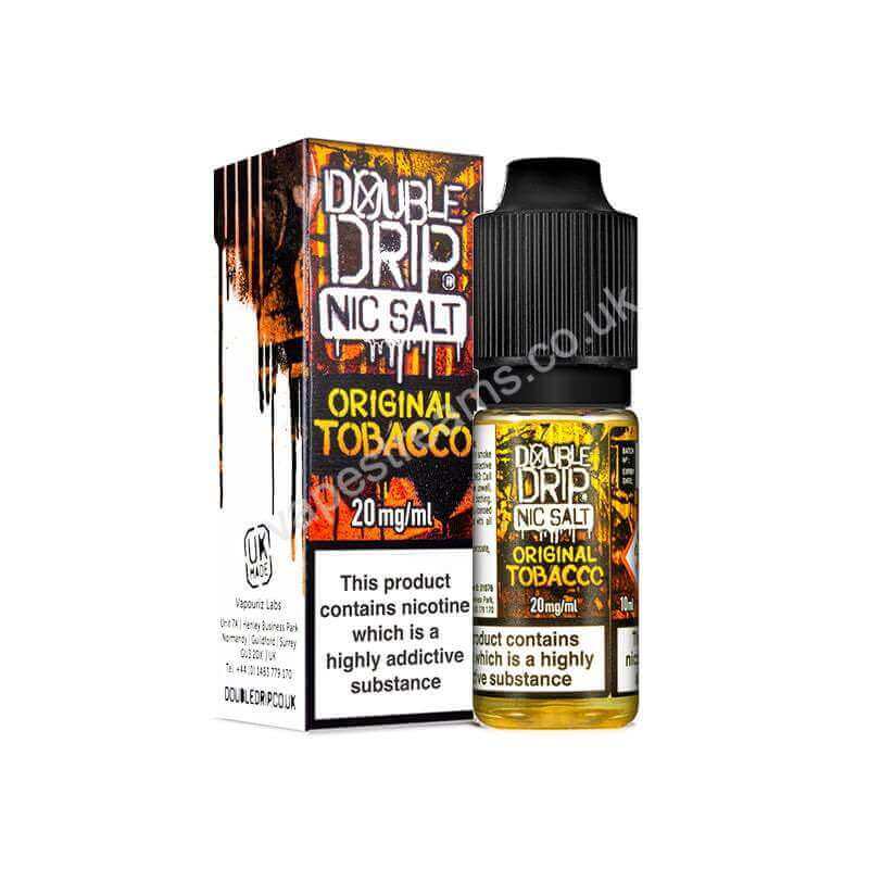 Original Tobacco Nic Salt E-Liquid by Double Drip