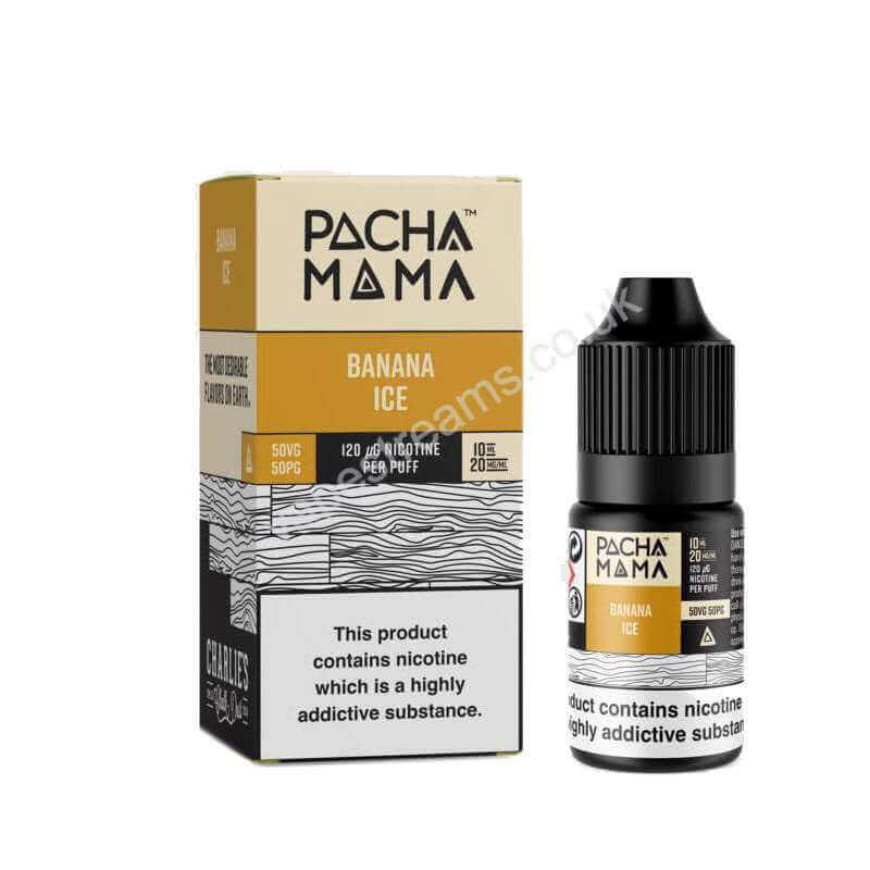 Pacha Mama Banana Ice Nic Salt E-Liquid