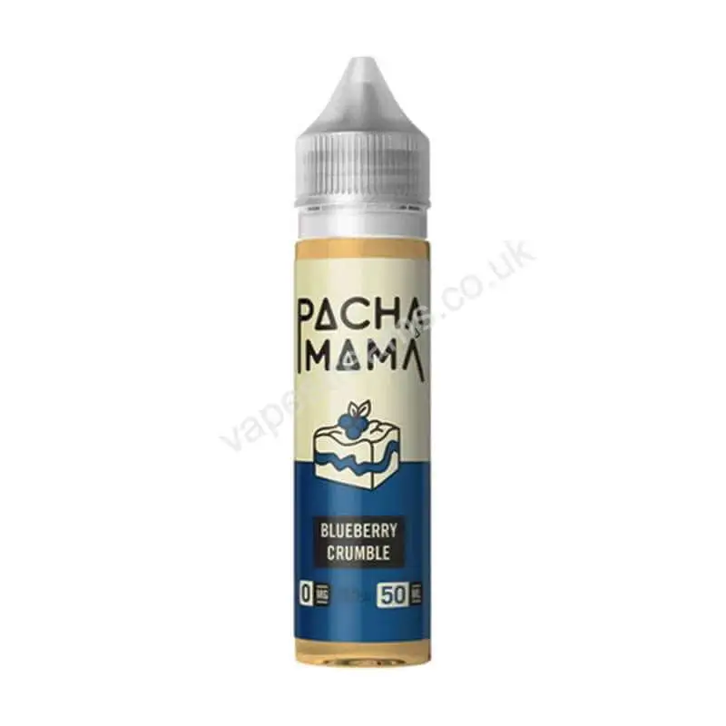 Pacha Mama Dessert Blueberry Crumble E-Liquid Shortfill