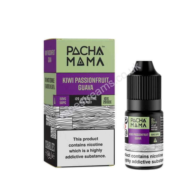 Pacha Mama Kiwi Passionfruit Guava Nic Salt E-Liquid