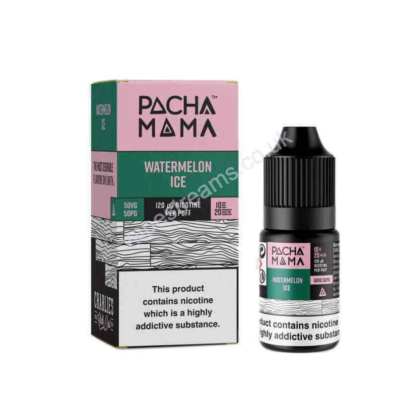 Pacha Mama Watermelon Ice Nic Salt E-Liquid