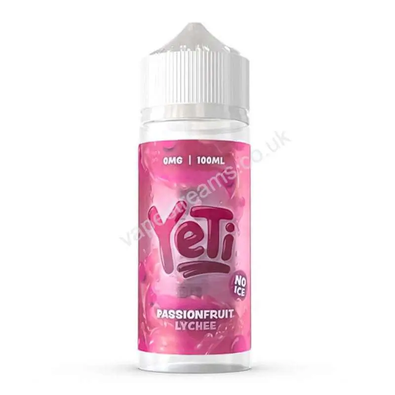 YeTi Defrosted Passionfruit Lychee E-Liquid Shortfill