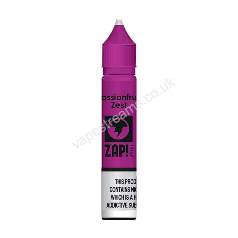 Passionfruit Zest Nicotine Salt E-Liquid by Zap!