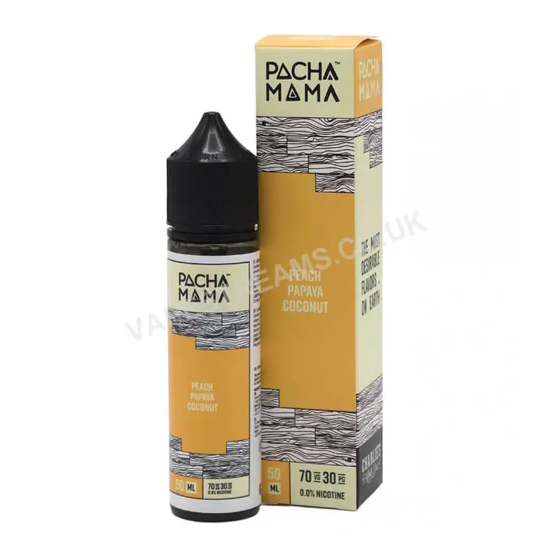 Peach Papaya Coconut E-Liquid by Pacha Mama