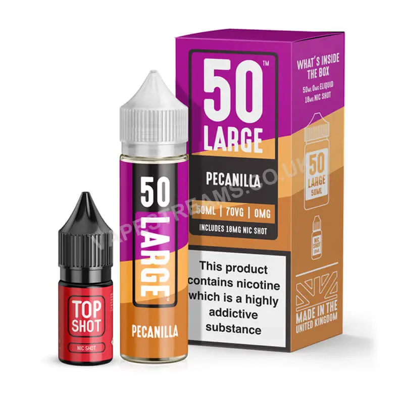 Pecanilla by 50 Large Juice Short Fill