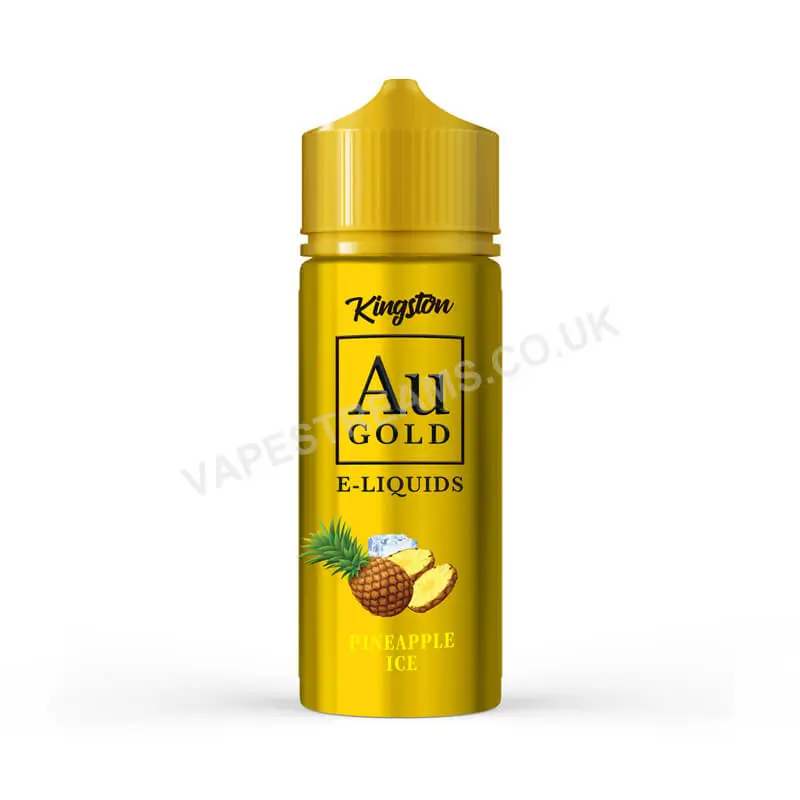 Pineapple Ice E-Liquid Shortfill By Kingston Au Gold