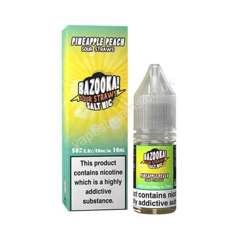 Pineapple Peach Nicotine Salt E-Liquid by Bazooka