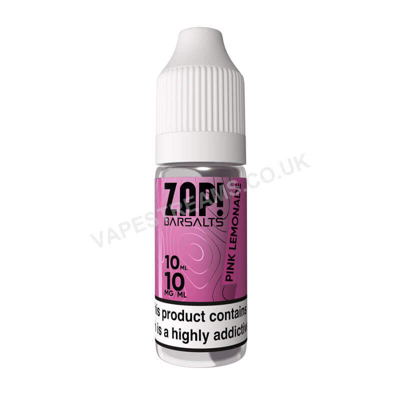 Pink Lemonade Nicotine Salt E-Liquid by ZAP! Bar Salts