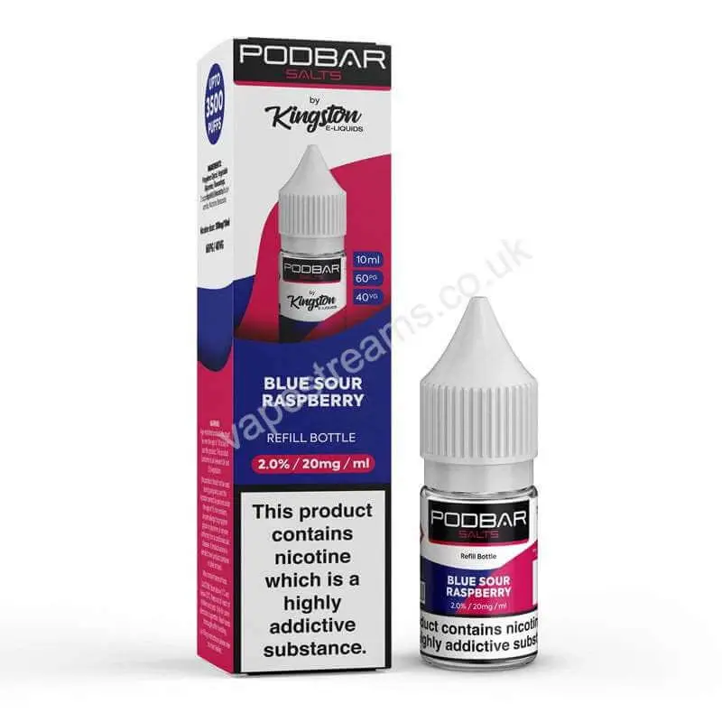 Podbar Salts Blue Sour Raspberry Nic Salt E-Liquid