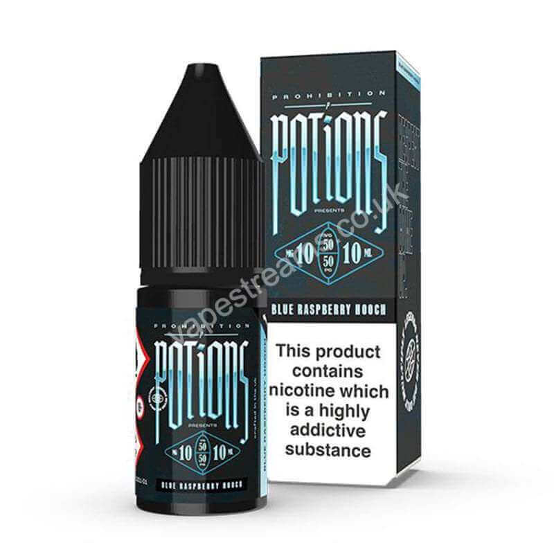 Potions Blue Raspberry Hooch Nic Salt E-liquid