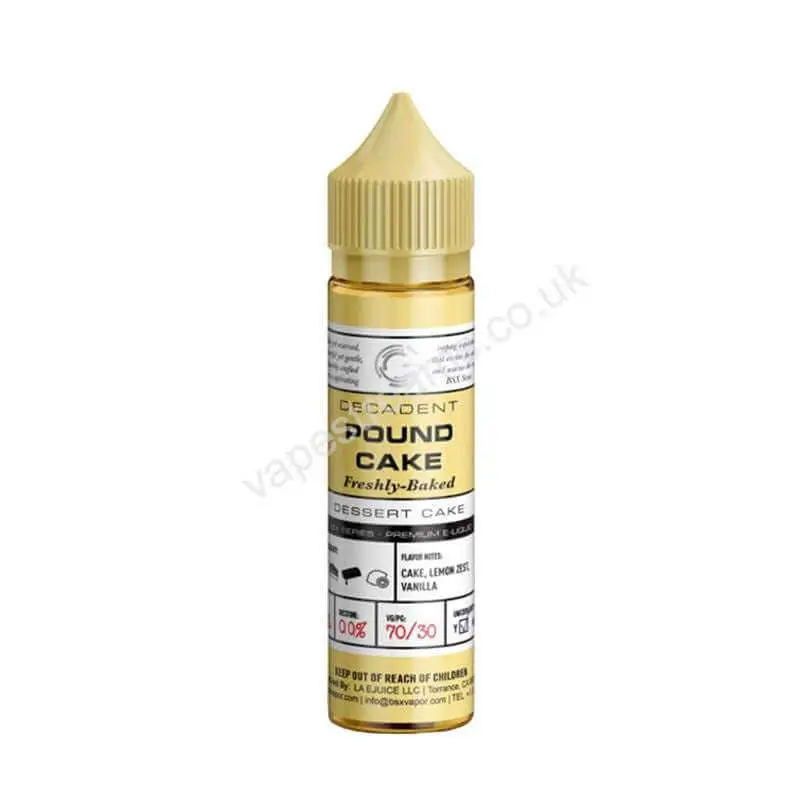 Pound Cake E-Liquid Shortfill by Glas Basix