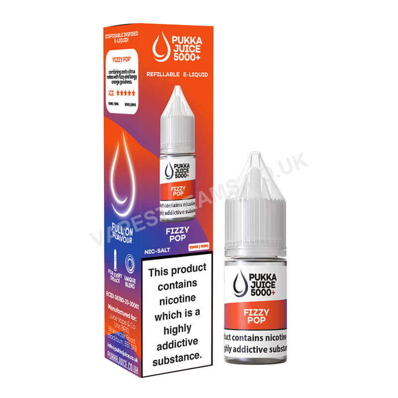 Pukka Juice 5000+ Fizzy Pop Nic Salt E-liquid