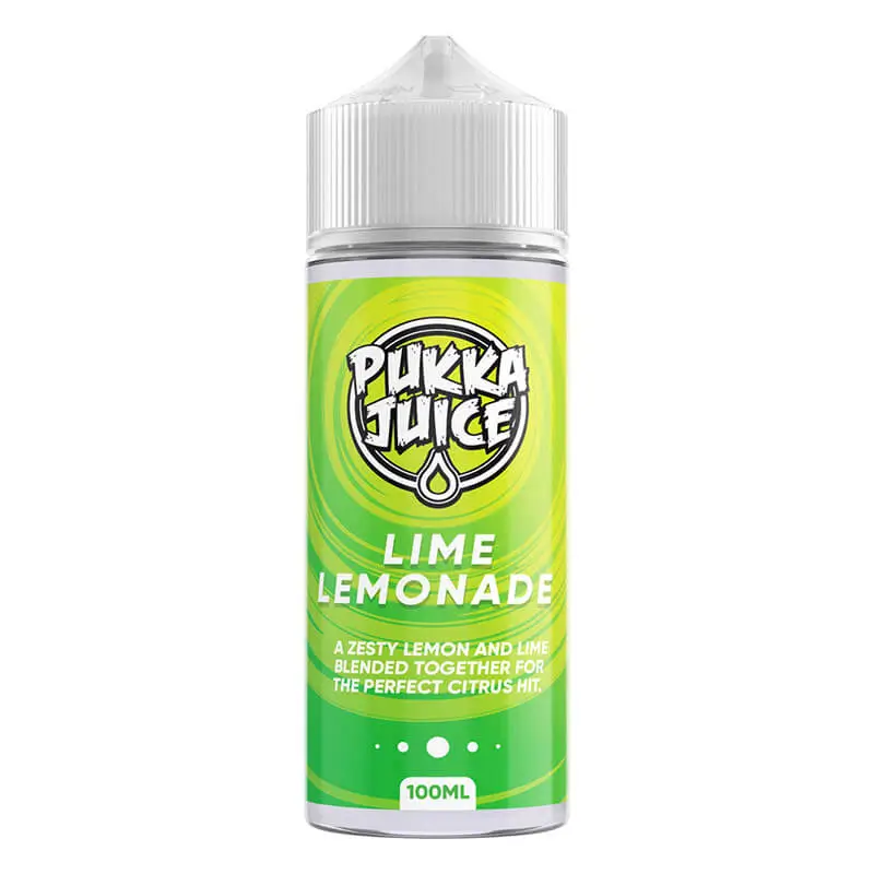 Pukka Juice Lime Lemonade E-Liquid Shortfill
