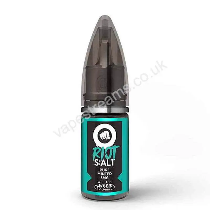 Pure Minted Hybrid Nicotine Salt E-Liquid by Riot S:alt