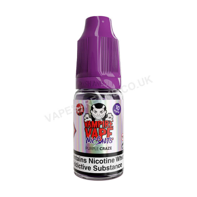 Purple Craze Nic Salt E-Liquid by Vampire Vape