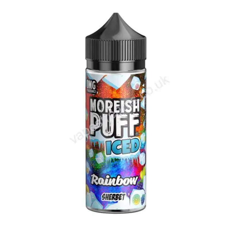 Rainbow Sherbet E-Liquid Shortfill by Moreish Puff Iced