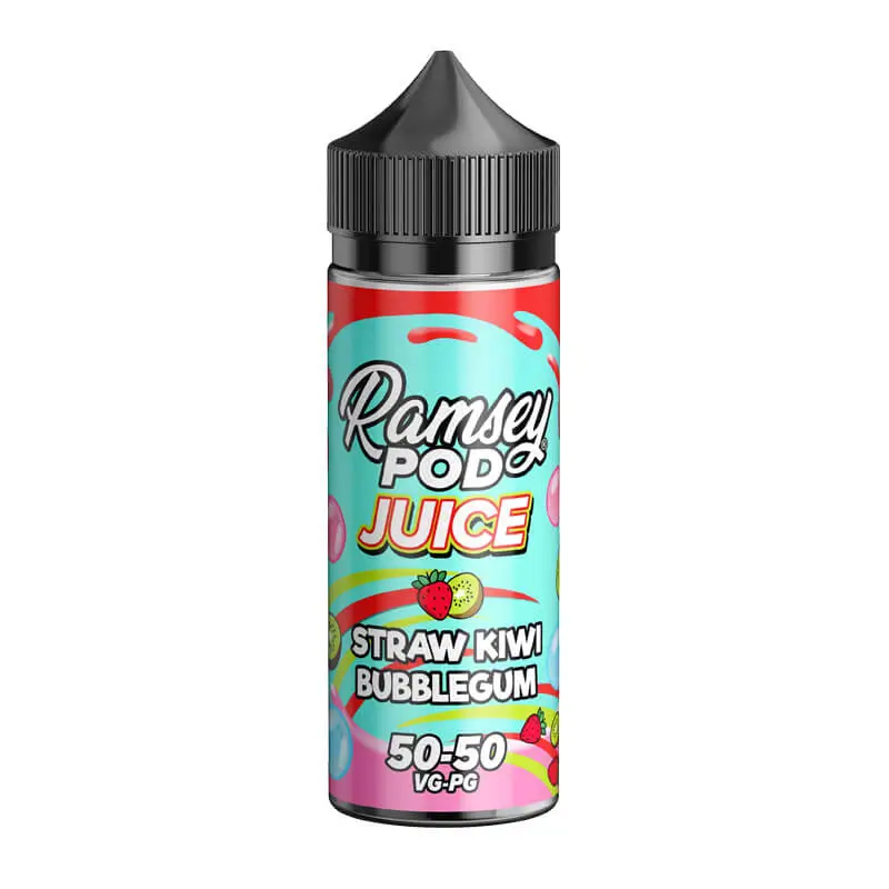 Ramsey Pod Juice Straw Kiwi Bubblegum E-Liquid Shortfill