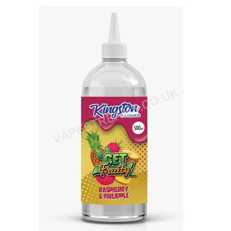 Raspberry &amp; Pineapple 500ml E-Liquid Shortfill by Kingston