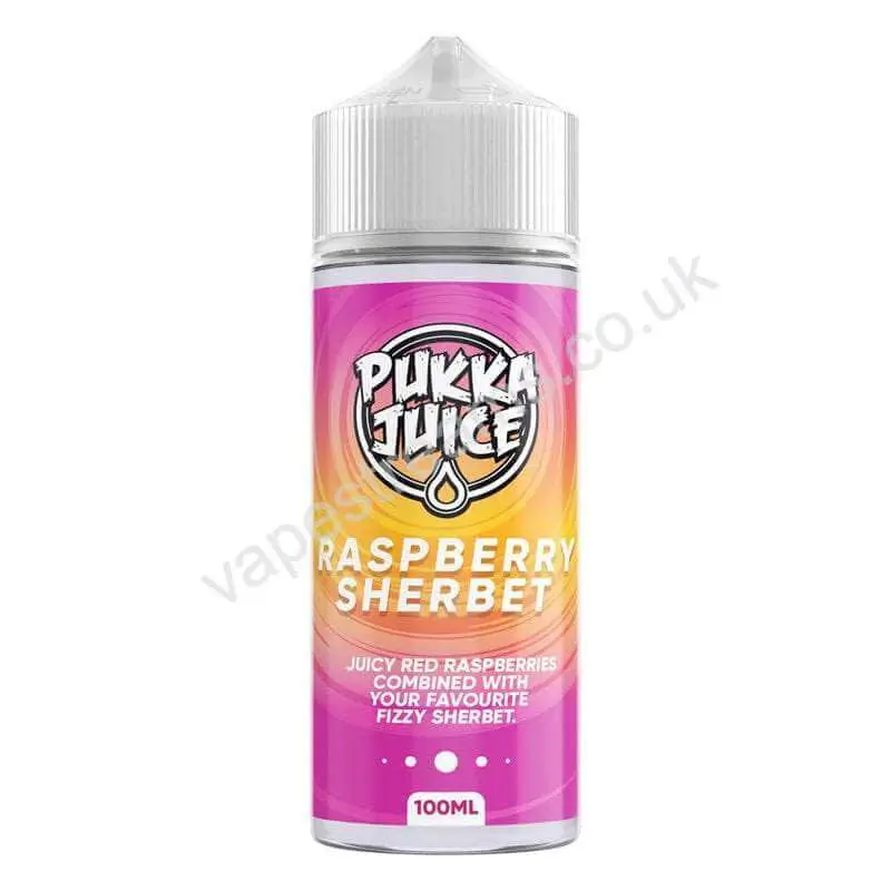 Raspberry Sherbet E-Liquid Shortfill by Pukka Juice