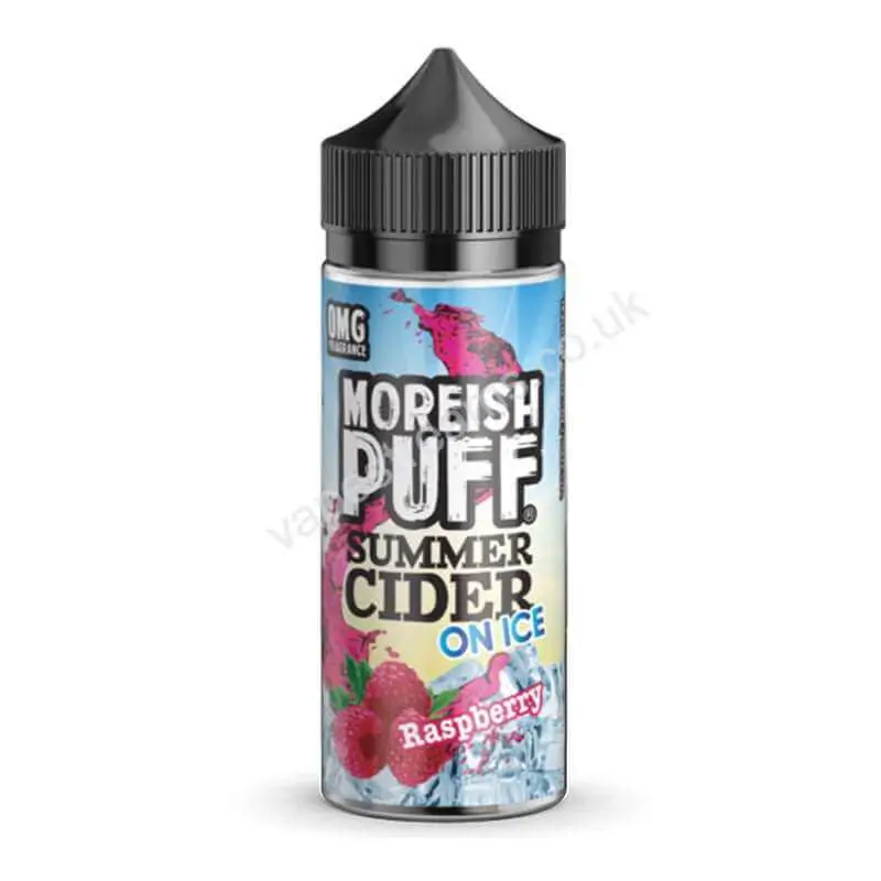 Raspberry Summer Cider On Ice E-Liquid Shortfill by Moreish Puff