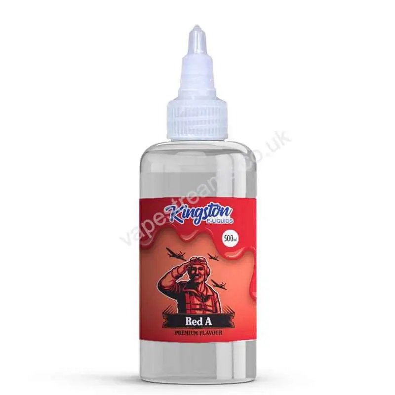 Red A 500ml E-Liquid Shortfill by Kingston