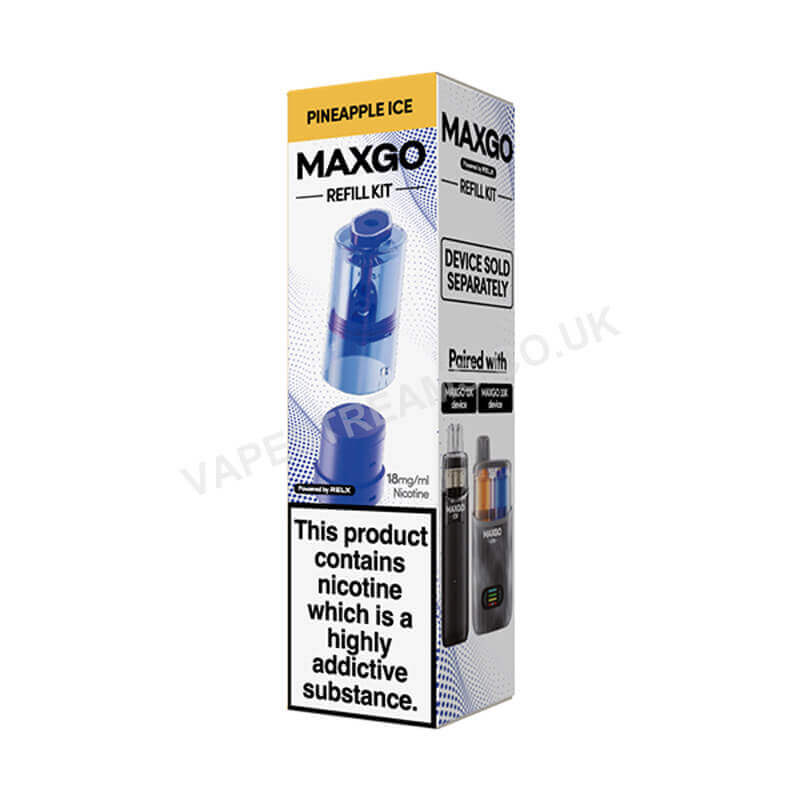 Relx Maxgo Pineapple Ice 12K &amp; 33K Pods