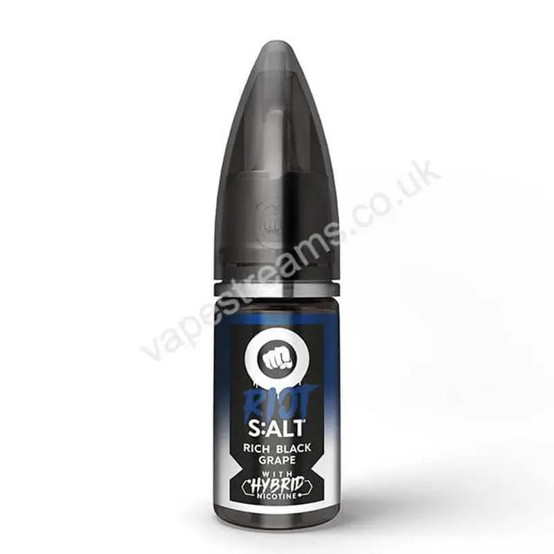 Rich Black Grape Hybrid Nicotine Salt E-Liquid by Riot S:alt