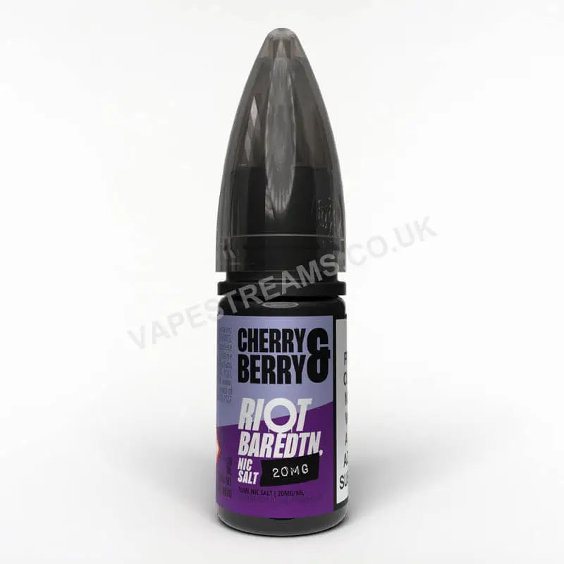 Riot BAR EDTN Cherry &amp; Berry Nic Salt E-Liquid