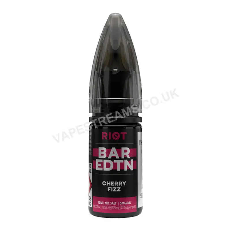 Riot BAR EDTN Cherry Fizz Nic Salt E-Liquid