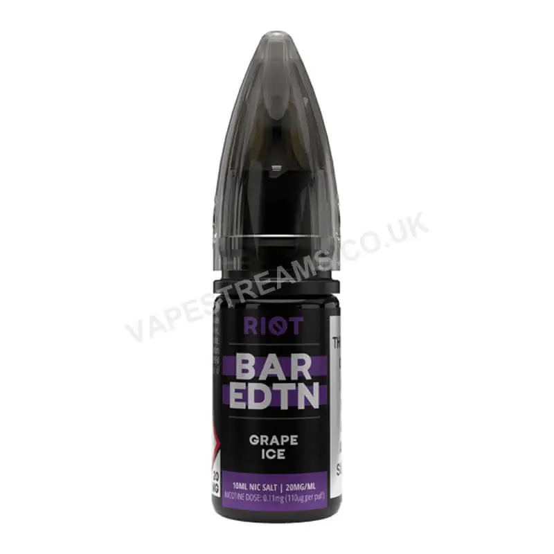 Riot BAR EDTN Grape Ice Nic Salt E-Liquid