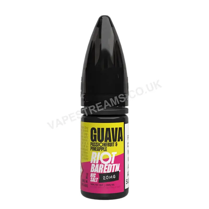 Riot BAR EDTN Guava Passionfruit Pineapple Nic Salt E-Liquid