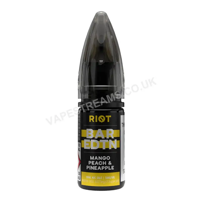 Riot BAR EDTN Mango Peach Pineapple Nic Salt E-Liquid