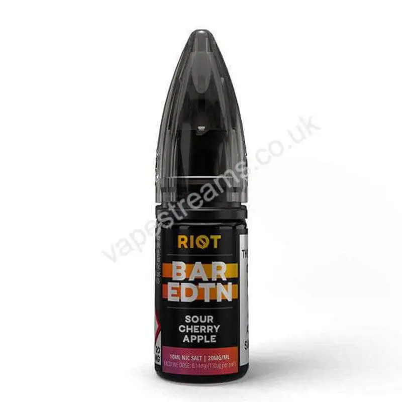 Riot BAR EDTN Sour Cherry Apple Nic Salt E-Liquid