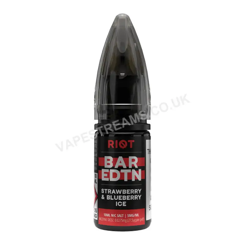 Riot BAR EDTN Strawberry Blueberry Ice Nic Salt E-Liquid