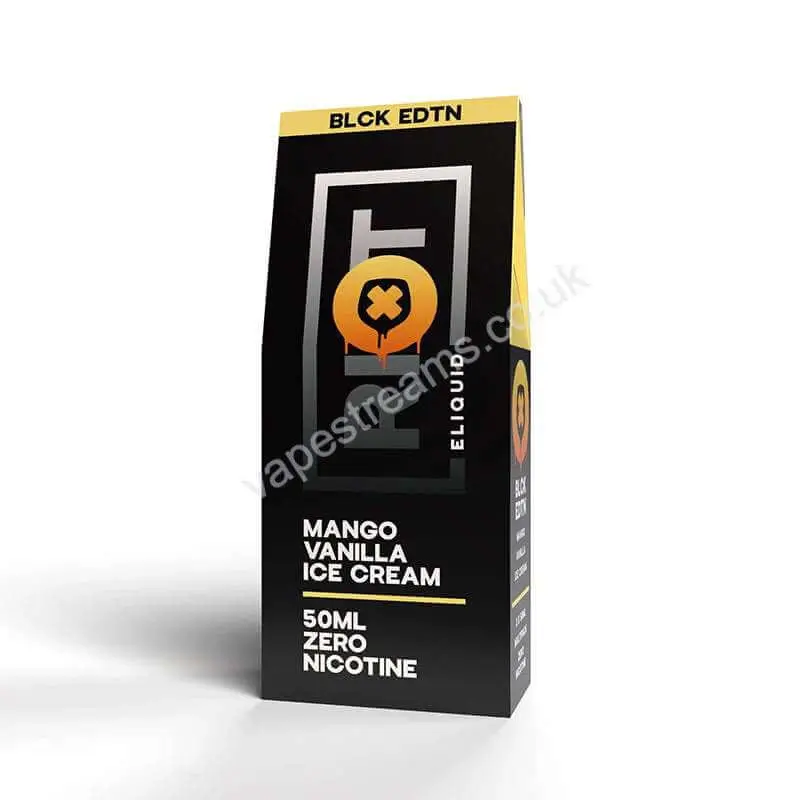 Riot Squad BLCK EDTN Mango Vanilla Ice Cream E-Liquid Shortfill