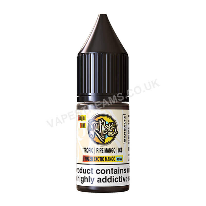 Ruthless Bar Saltz Frozen Exotic Mango On Ice Nic Salt E-Liquid