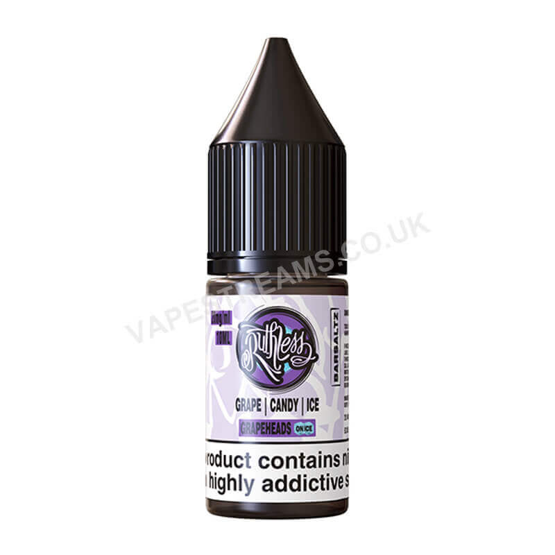 Ruthless Bar Saltz Grapeheads On Ice Nic Salt E-Liquid