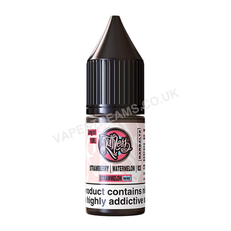 Ruthless Bar Saltz Strawmelon On Ice Nic Salt E-Liquid