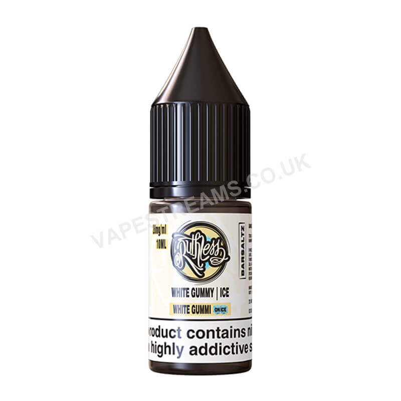 Ruthless Bar Saltz White Gummi On Ice Nic Salt E-Liquid