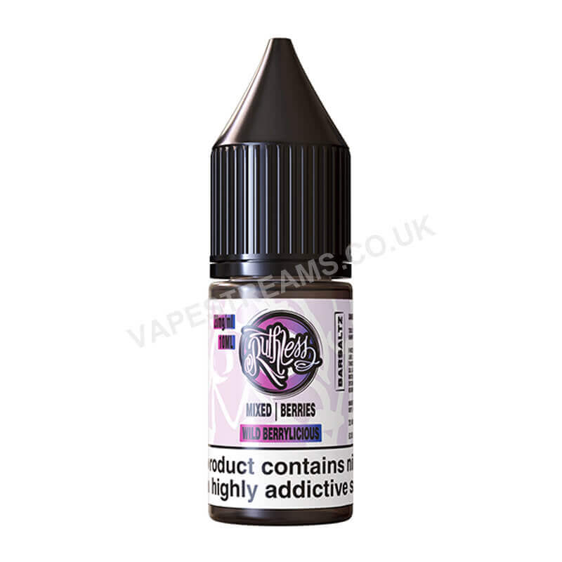 Ruthless Bar Saltz Wild Berrylicious Nic Salt E-Liquid