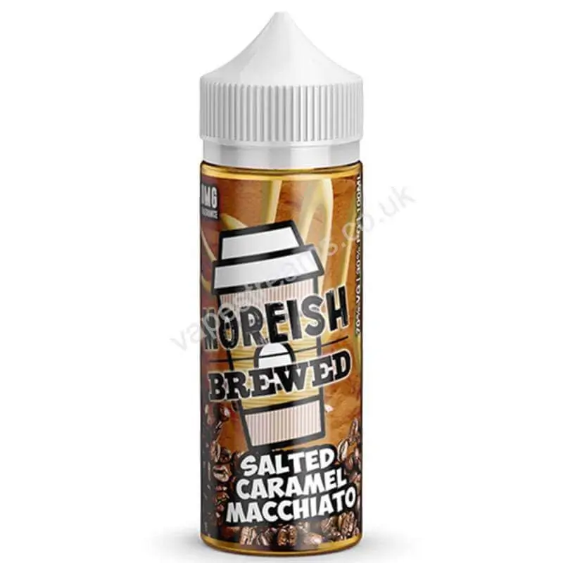 Salted Caramel Macchiato E-Liquid Shortfill by Moreish Brewed