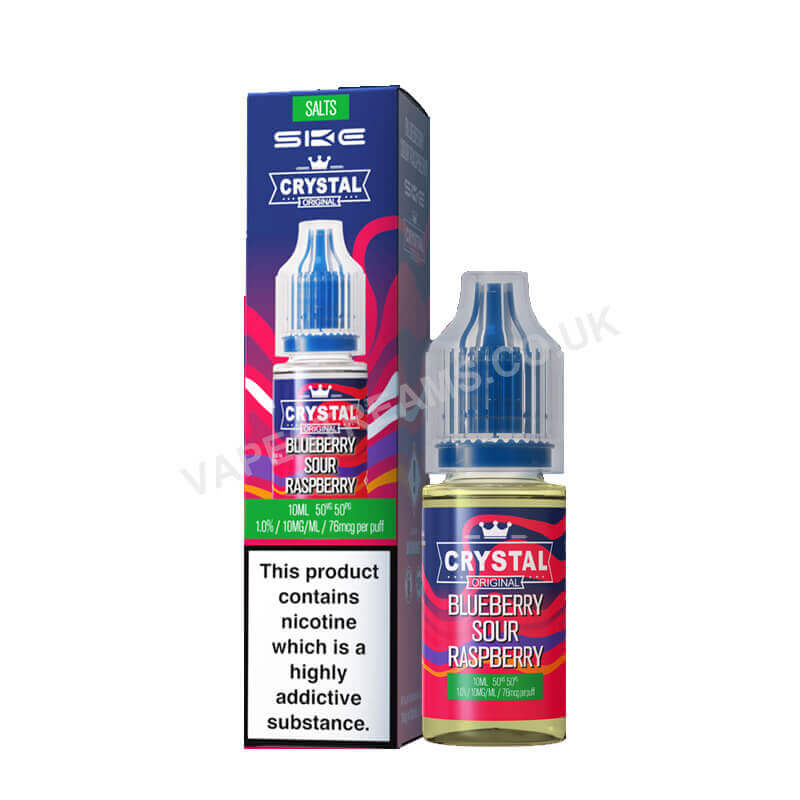 SKE Crystal Blueberry Sour Raspberry Nic Salt E-liquid