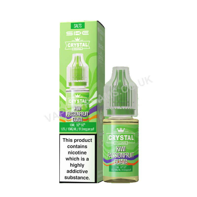 SKE Crystal Kiwi Passionfruit Guava Nic Salt E-liquid