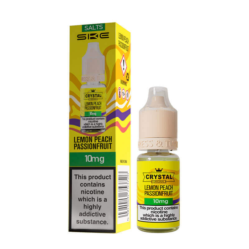 SKE Crystal Lemon Peach Passionfruit Nic Salt E-liquid