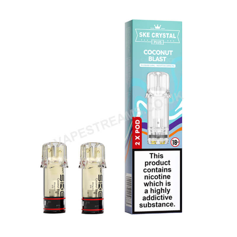 SKE Crystal Plus Coconut Blast Prefilled Pod